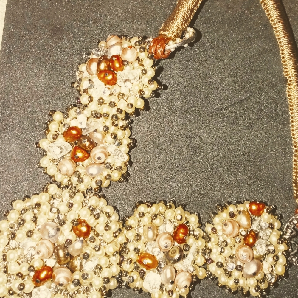 RARE JCREW AUTHENTICSTATEMENT FLOWER NECKLACE